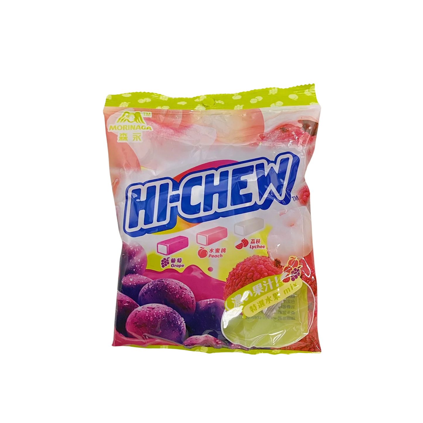 Hi-Chew Grape Peach Lychee Bag - Exotic Drink from Delightful Exotics